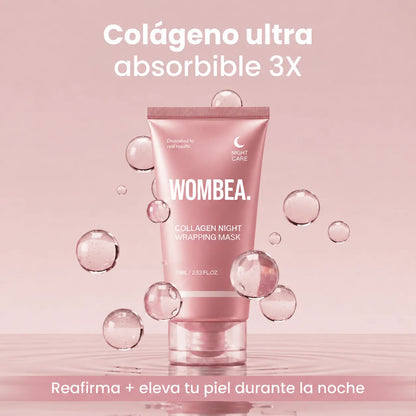 Mascarilla nocturna de colágeno con efecto envolvente