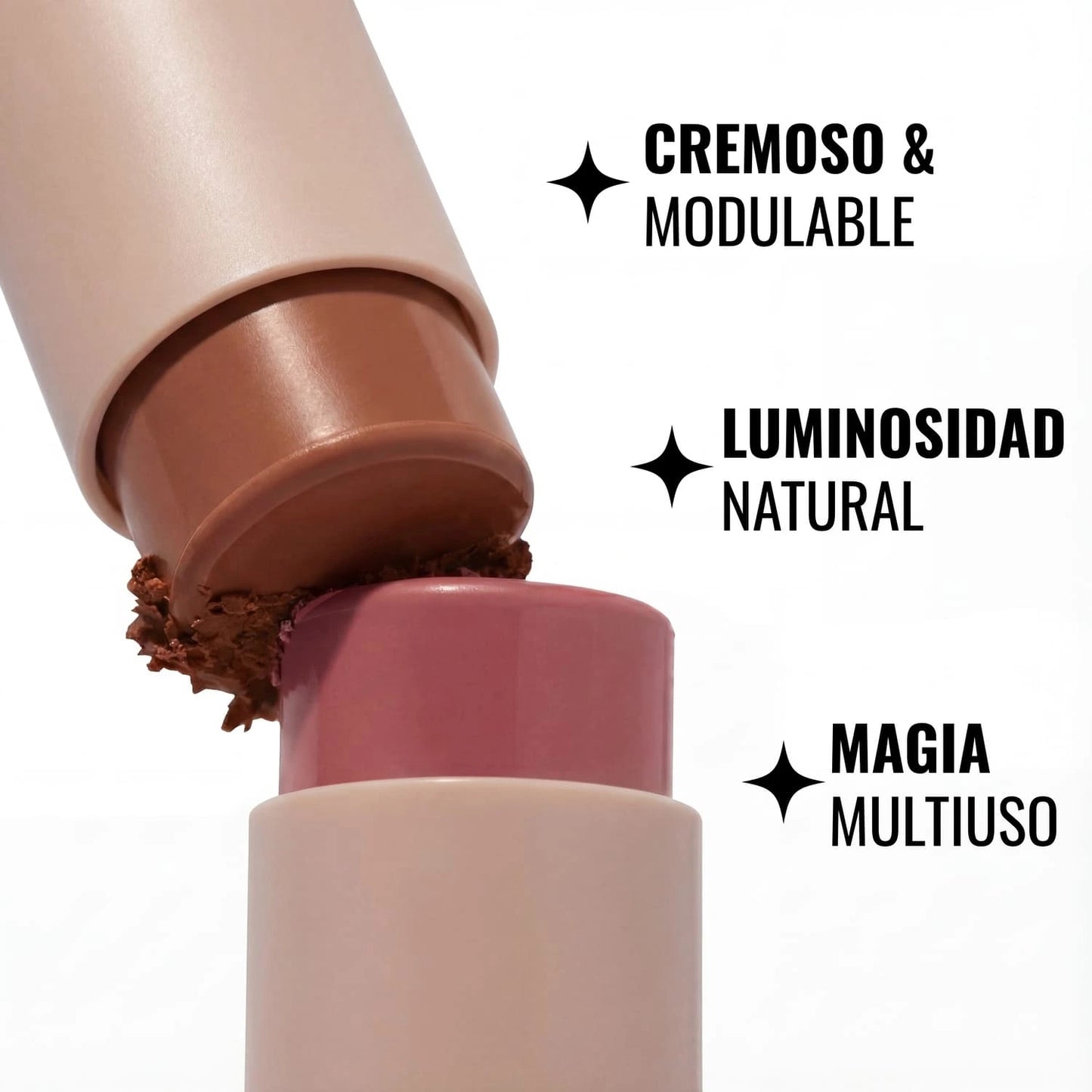 WOMBEA™ Pack 3 Sticks tintado natural