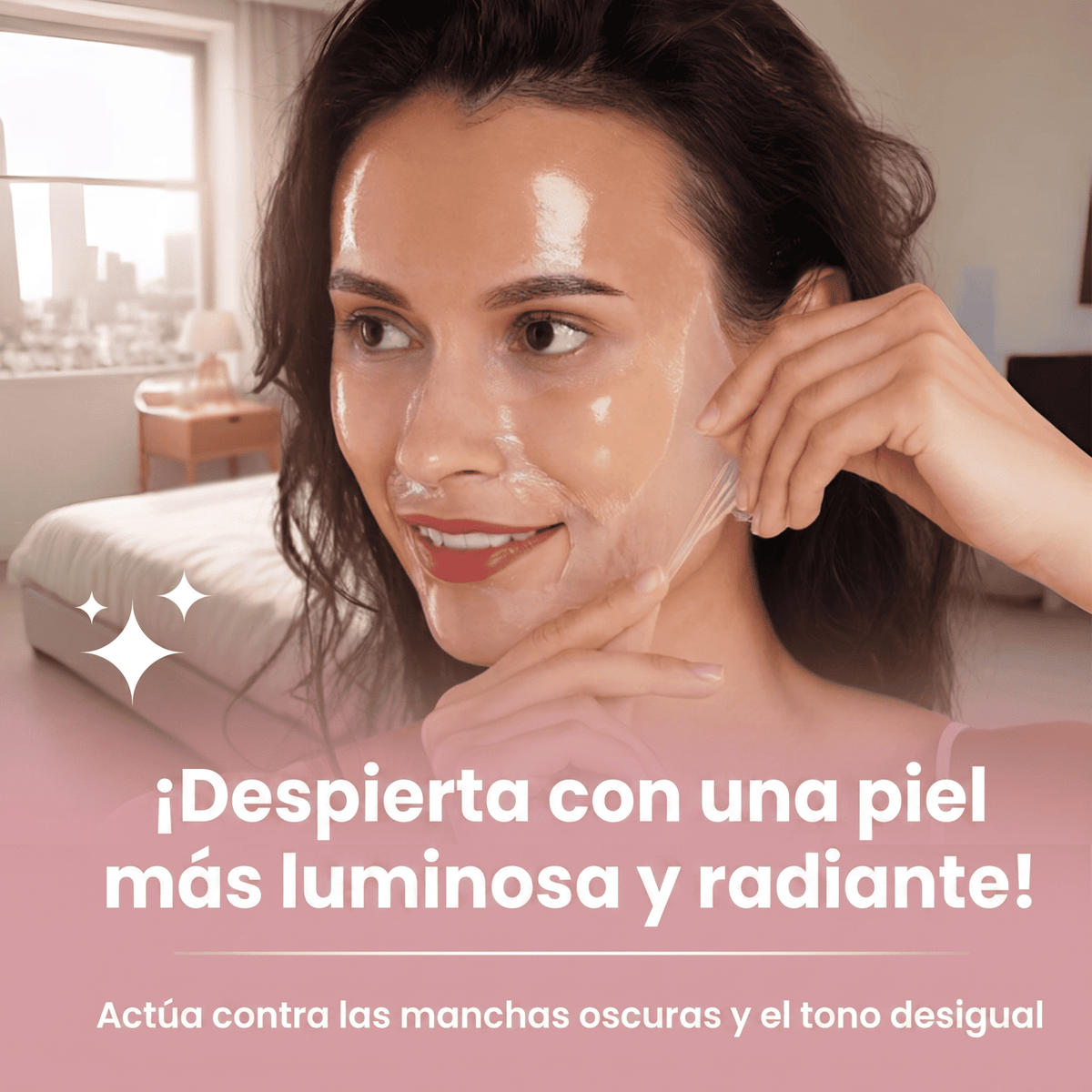 Mascarilla nocturna de colágeno con efecto envolvente