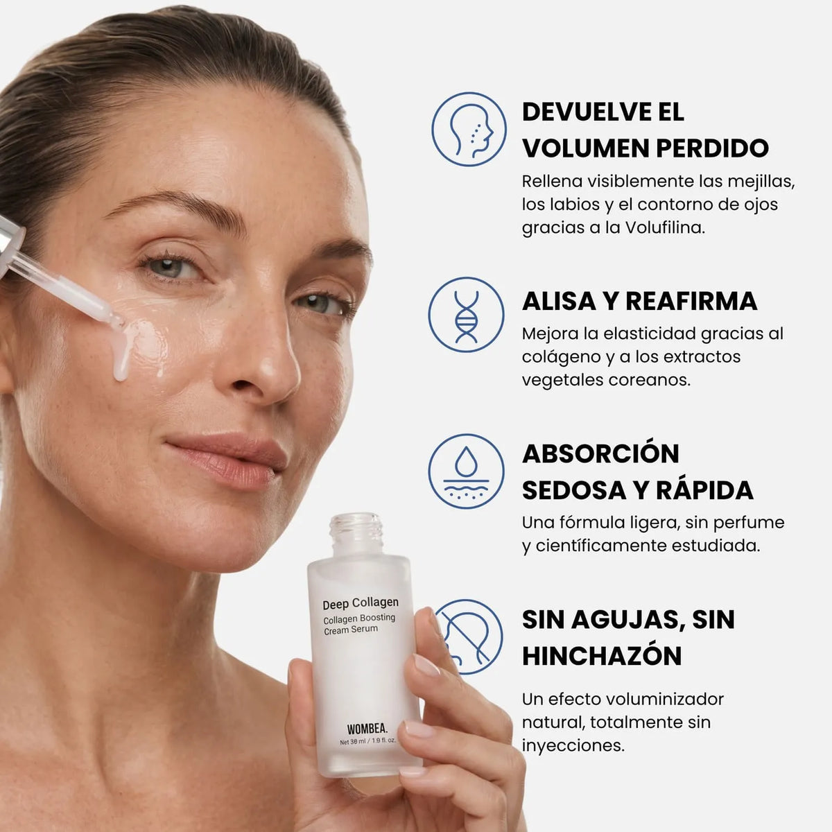VoluFine | Sérum coreano de colágeno para piel madura